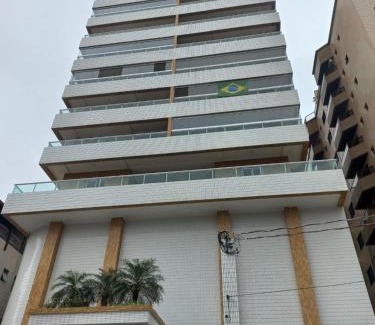 Vila Assuncao Apartment | Apto Alto padrão com grande sacada 1 quadra e meia da Praia (Ocian)