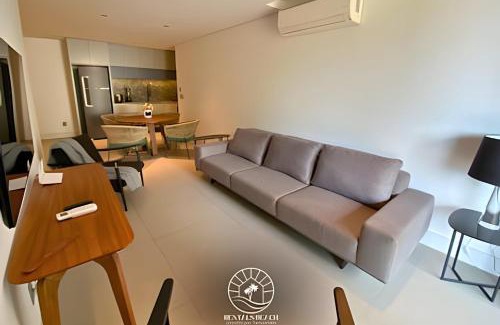 Torres Apartment | Apto alto padrão Torres-RS - menos de 150mts do mar - Piscina - Ar condicionado sala e quartos - Smart Tv - Wifi - Pátio privativo - Varanda com churrasqueira - Garagem para 02 carros - Aceita Pet