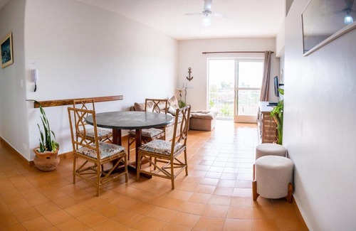 Centro Apartment | Apto Caiçara vista mar e perto de tudo