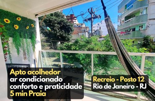 Recreio dos Bandeirantes Apartment | Apto confortável a 3 min Praia Recreio Posto 12