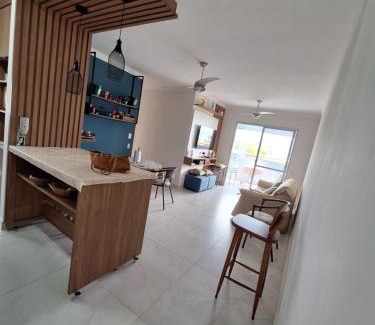 Centro Apartment | Apto em Bertioga , pé na areia