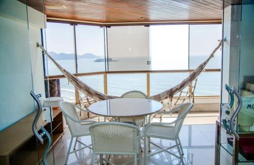 Barra Sul Apartment | Apto frente mar Bal Camboriu pé na areia churrasqueira carvao na sacada fantástica e encantadora vista mar