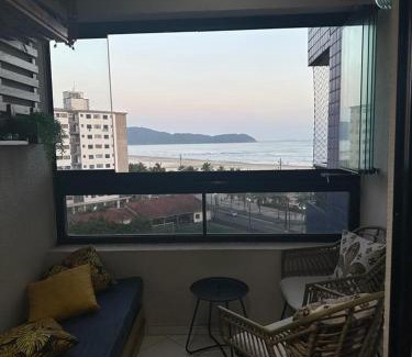 Aviacao Apartment | Apto Frente Mar em Praia Grande
