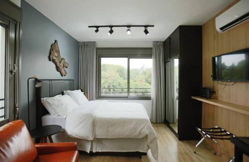 Farroupilha Apartment | Apto frente parque com vista e piscina