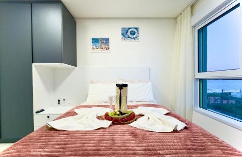 Itacolomi Apartment | Apto Pé na Areia Condomínio Resort Completo com Piscina borda Infinita, Beach Tennis, Academia, Sala de Jogos, Brinquedoteca, Playground e Portaria 24H 2 Quartos com Ar-Condicionado, Churrasqueira Privativa Reserve Agora e Viva essa Experiência