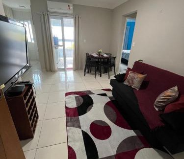 Maracana Apartment | Apto Varanda Gourmet, Vista Mar, Churrasqueira- wi fi 2 Tvs