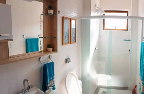 Jardim Belmar Apartment | Ar Condicionado Wi-fi Vaga Coberta Perto da Praia