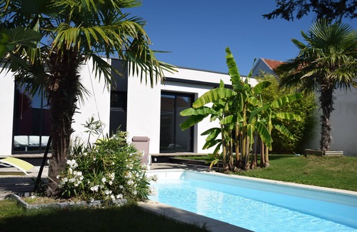 La Bernerie-en-Retz House | Architect-designed villa - Beach - 5mn from center of Pornic - Heated pool