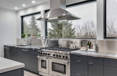 Miami Park House | Architectural Stunner w/Gourmet Kitchen & Private Association Beach on Lake Michigan!