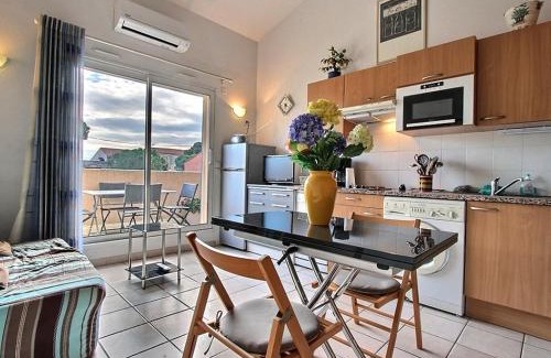 Argeles Plage Apartment | Argelès-sur-Mer - T2 Cabine Meublé avec Clim et Terrasse à 50m de la Plage - FR-1-309-172