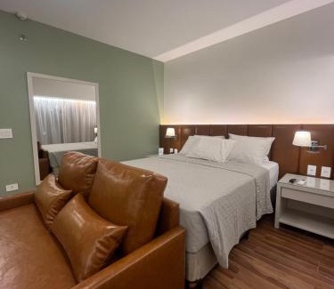 Brooklin Novo Hotel | ArqSuites Berrini WTC SP - Suíte privada dentro do Hotel Wyndham