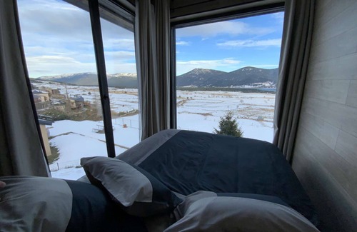 Les Angles Ski Chalet | Artik Chalet vue à 180 ° et Piscine