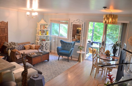 Vernon Condo | Artist Retreat 2min Walk-Mineral Spa*Golf*SkiLift