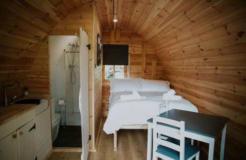 Llanelltyd Apartment | Ash Cabin with Hot Tub
