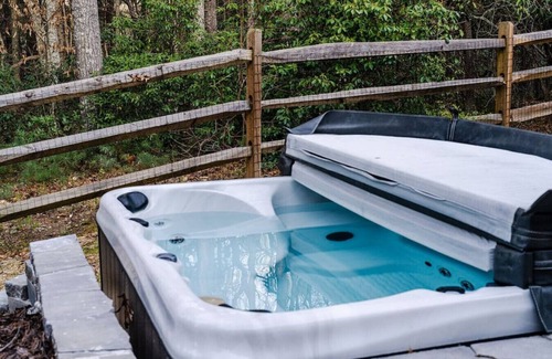 Fletcher House | Asheville in Luxury, on 3 Acres! Hot Tub, 1200 Sqft Game Room