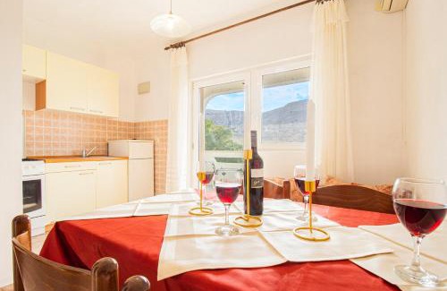 Metajna Apartment | Asta view over sea reed landscape and bay