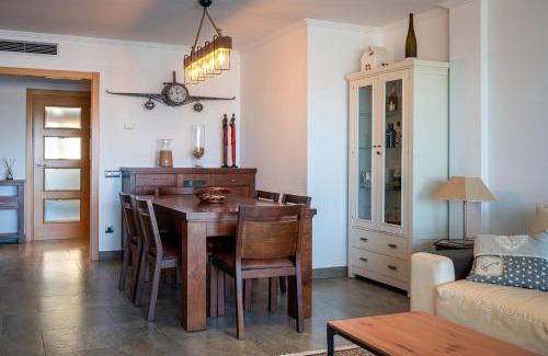 Torredembarra Apartment | AT021 Apartment with pool in front of the beach