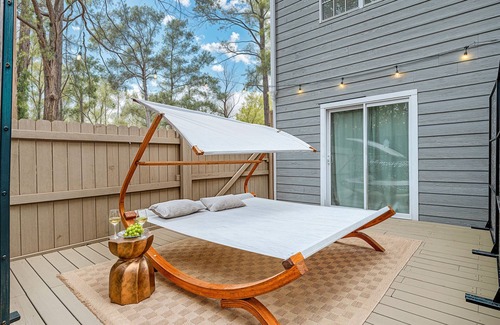 Collier Heights House | ATL Patio Paradise - Pool, Hot Tub, Movie Theater, Game Room, B-Ball, Arcades!