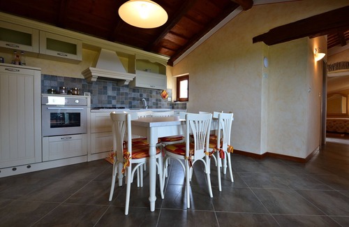 Vilanija Apartment | Attic apartment "Red" with private terrace olive garden view