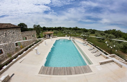 Vilanija Apartment | Attic apartment "Red" with private terrace olive garden view