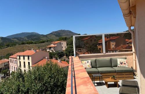 Banyuls-sur-Mer Apartment | Attique à Banyuls - vue mer et montagne