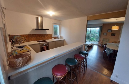 Finistere House | Au Bord de la mer à 50 m de la Plage et des Rochers. 140 m2. Jardin, Terrasse