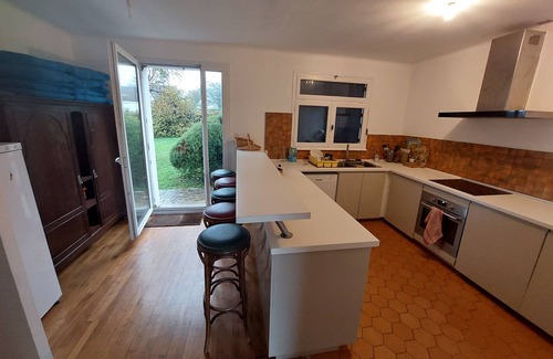 Finistere House | Au Bord de la mer à 50 m de la Plage et des Rochers. 140 m2. Jardin, Terrasse
