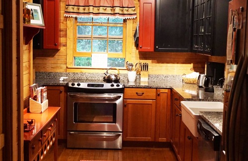 Lake Sequoyah Cabin | Authentic Highlands Log Cabin with Dock, Canoe + Fire Pit