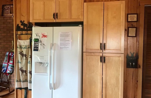 Traverse City Cabin | Authentic Log Cabin on Beautiful Silver Lake. Pet Friendly!