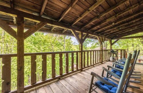 Chalet Village Ski Chalet | Authentic log home with hot tub, fireplace, fire pit and billiards !