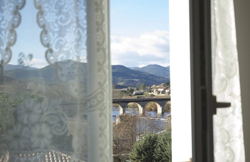 Roquebrun House | Authentic spacious house in charming village with heatable pool and garage