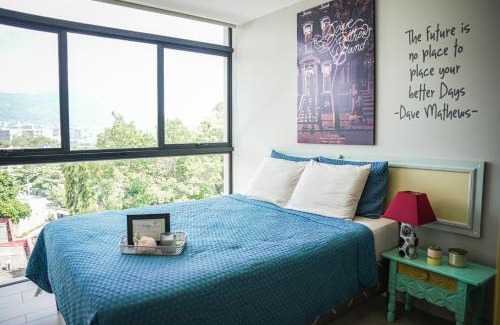 San Salvador Apartment | Avitat Joy 2Brm Amazing City&Volcano View Pool&Gym