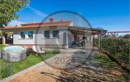 Divsici House | Awesome Home In Barban With Jacuzzi