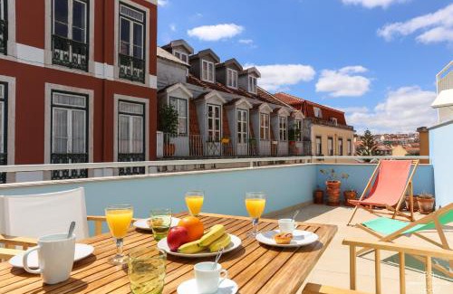 Merces Apartment | Azulejos' Charming Apartment with Terrace 2 by Lisbonne Collection