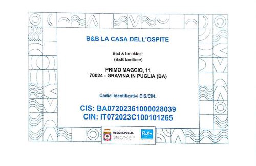 Gravina in Puglia Apartment | B&B La casa dell'ospite