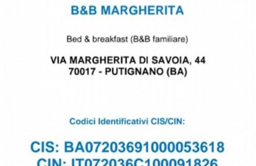 Putignano Bed & Breakfast | B&B Margherita