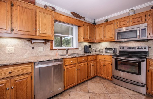 New London House | Badin Lake Waterfront Home with Paddleboards and Kayak.Sleeps 12