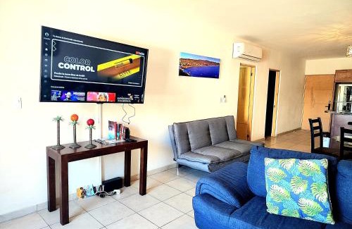 El Tezal Apartment | Bahia del tezal 202b: 2BR/2BT Condo, Big pool, 5 minutes walk to Beach!