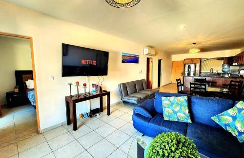 El Tezal Apartment | Bahia del tezal 202b: 2BR/2BT Condo, Big pool, 5 minutes walk to Beach!