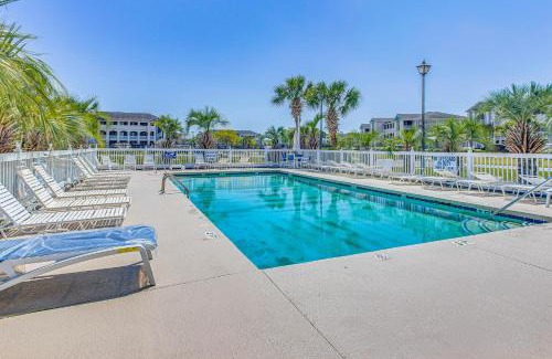 Carolina Yacht Landing Apartment | Balcony and Pool Access Serene Little River Retreat