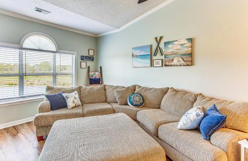 Carolina Yacht Landing Apartment | Balcony and Pool Access Serene Little River Retreat