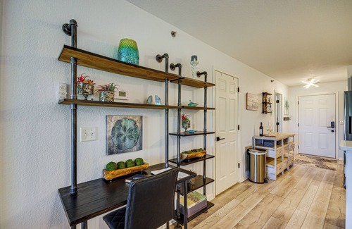 Osage Beach Condo | Balcony w/Marina Views: Lake Ozark Hideaway!