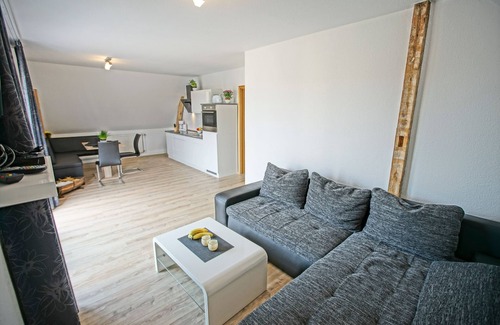 Monkebude Apartment | Baltic Sea holiday homes on the Szczecin Lagoon (with roof terrace) - Holiday home upper floor