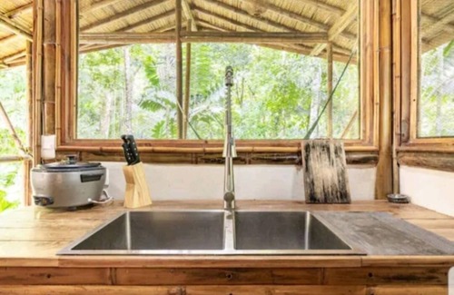 Ballena Cabin | Bamboo Ecolodge w/Waterfall and Ocean View Yoga Deck at Yogachal Vista Mar!