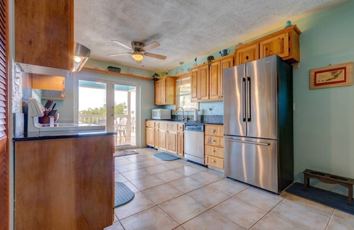 Breezeswept Beach Estates House | Barbados Bungalow: Waterfront Paradise, Canal Front, Boat Ramp, Dogs OK, Prime Ramrod Key Corner Lot