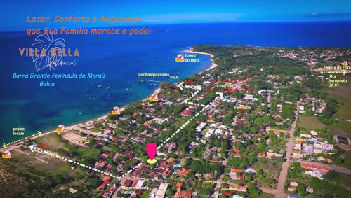 Barra Grande Villa | Barra Grande Bahia VillaBella 3 Quartos, na Vila junto ao Centro e Praia