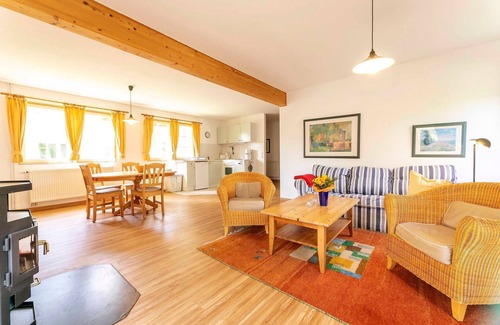 Muritz Apartment | Barrier-free apartment Schwalbe, 4 pers., Fireplace (5) - Feriendorf Müritzufer