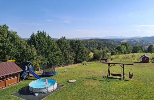 Lgota House | Barwald Hills - jacuzzi i piękny widok na Babią Górę i Beskidy
