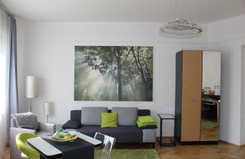 Vizivaros Apartment | Bauhaus Studio with Parliament view