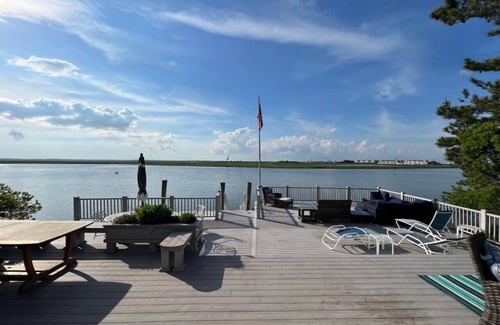 Stone Harbor House | BAYFRONT BEAUTY! Spectacular sunset & wetland views, a boatslip, jetski dock, private, tranquil location
